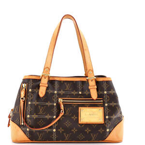 Louis Vuitton Riveting Handbag Canvas #252884L16B